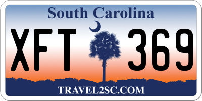 SC license plate XFT369