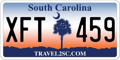 SC license plate XFT459