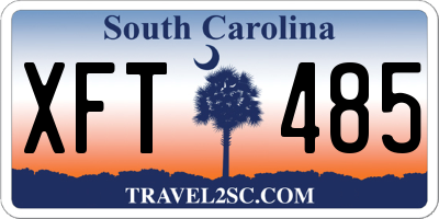 SC license plate XFT485