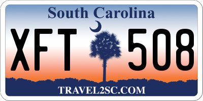 SC license plate XFT508