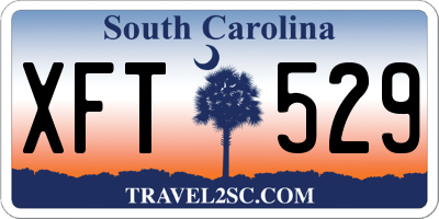 SC license plate XFT529