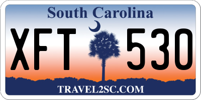 SC license plate XFT530
