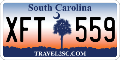 SC license plate XFT559