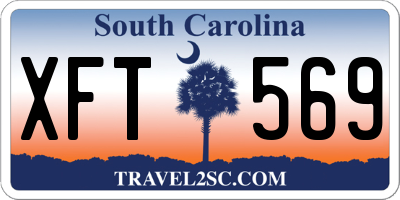 SC license plate XFT569