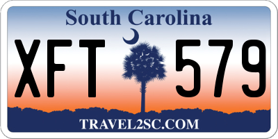 SC license plate XFT579