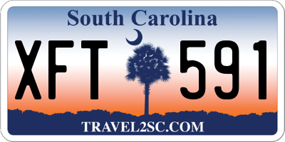 SC license plate XFT591