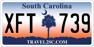 SC license plate XFT739