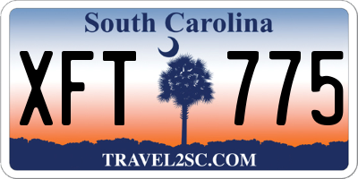 SC license plate XFT775