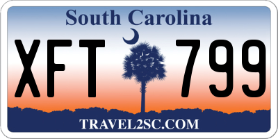 SC license plate XFT799