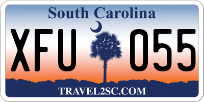 SC license plate XFU055