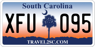 SC license plate XFU095