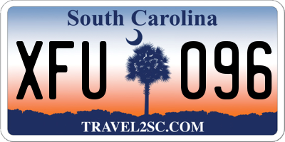 SC license plate XFU096