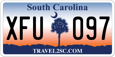 SC license plate XFU097