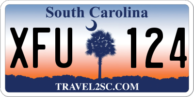 SC license plate XFU124
