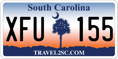 SC license plate XFU155