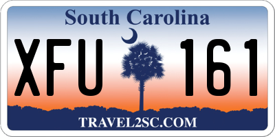 SC license plate XFU161