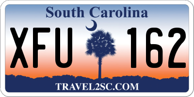 SC license plate XFU162