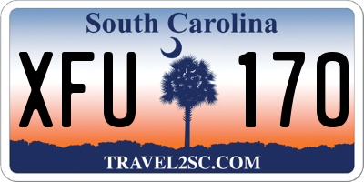 SC license plate XFU170