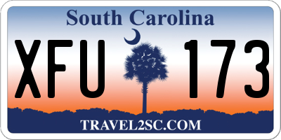 SC license plate XFU173