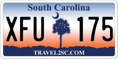 SC license plate XFU175