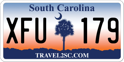 SC license plate XFU179