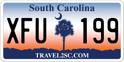 SC license plate XFU199