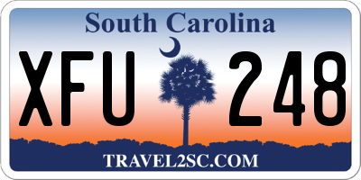 SC license plate XFU248