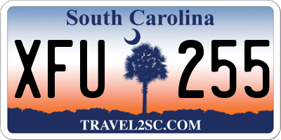 SC license plate XFU255