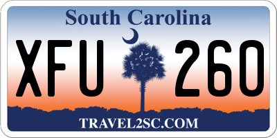 SC license plate XFU260