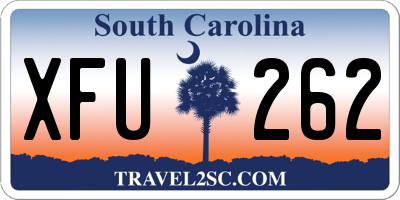 SC license plate XFU262