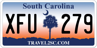 SC license plate XFU279