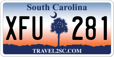 SC license plate XFU281