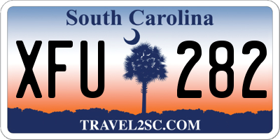 SC license plate XFU282