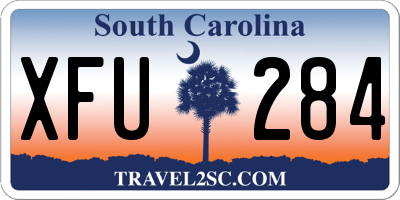 SC license plate XFU284