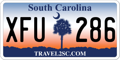 SC license plate XFU286