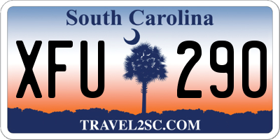SC license plate XFU290