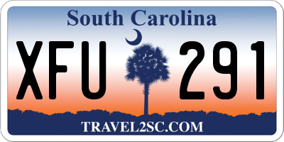SC license plate XFU291