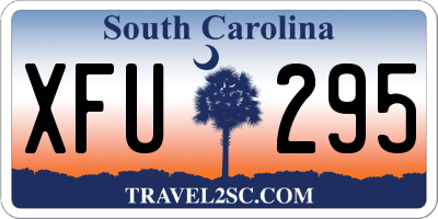 SC license plate XFU295
