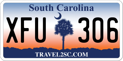 SC license plate XFU306