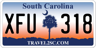 SC license plate XFU318