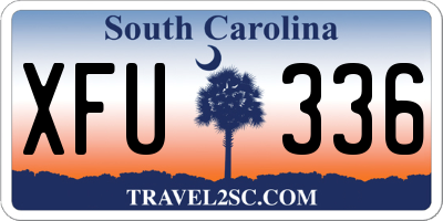 SC license plate XFU336