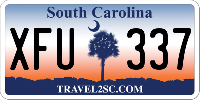 SC license plate XFU337