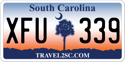 SC license plate XFU339