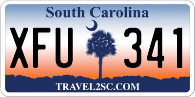 SC license plate XFU341