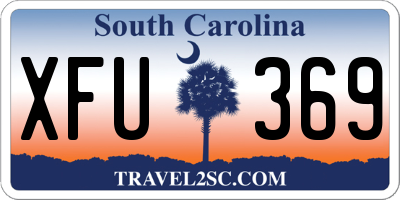 SC license plate XFU369