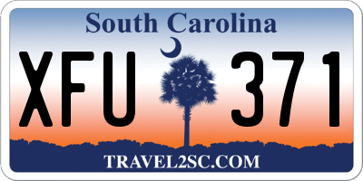 SC license plate XFU371
