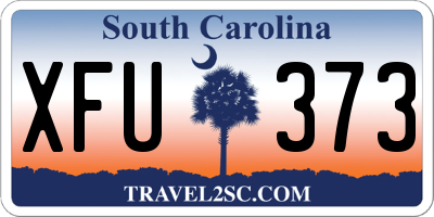 SC license plate XFU373