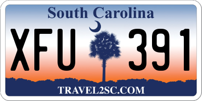 SC license plate XFU391
