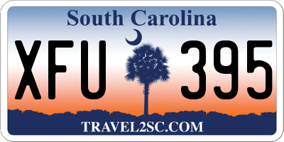 SC license plate XFU395
