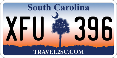SC license plate XFU396